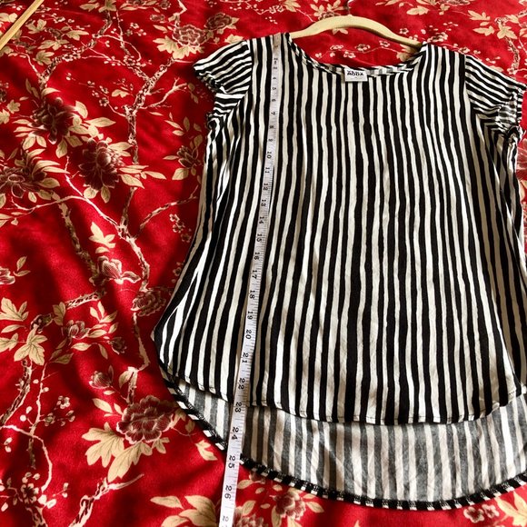 Vero Moda Zebra Print Black & White Tunic Blouse XS - Picture 11 of 15